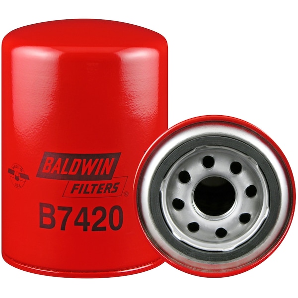 Oil Fltr, Spin-On, 5-3/8"x3-11/16"x5-3/8"